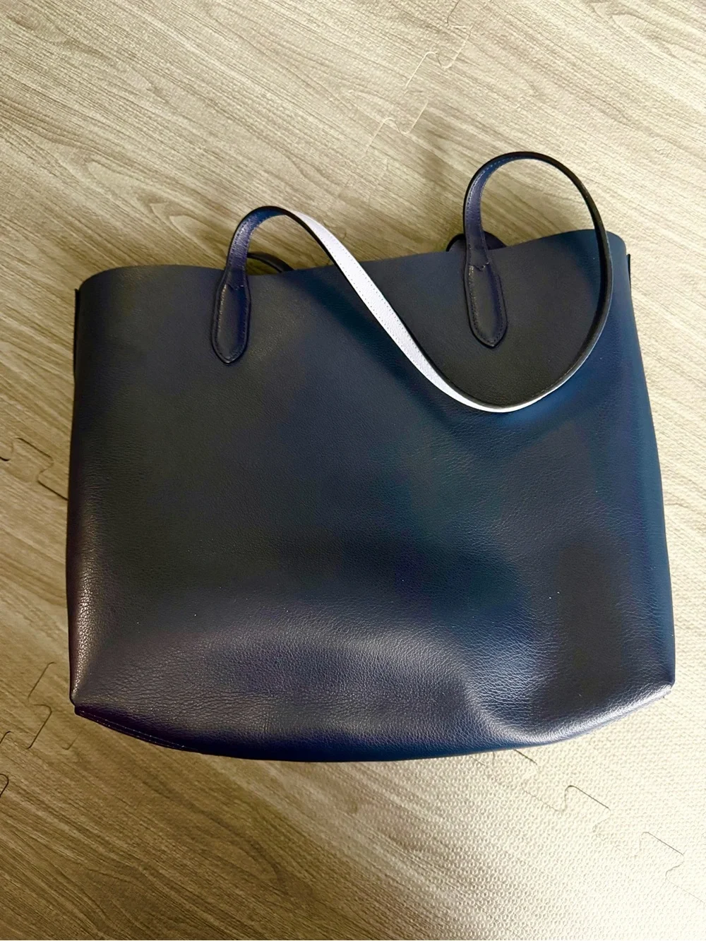 Kate Spade Reversible Blue Leatherette Tote